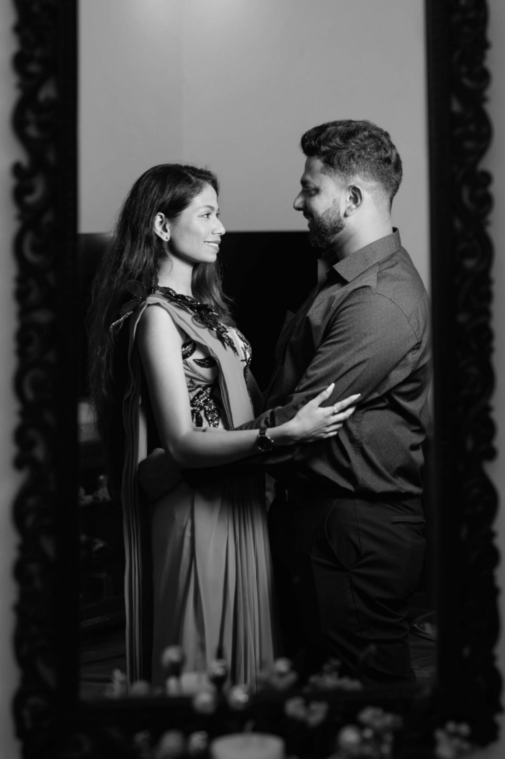 B&W Cinematic Couple